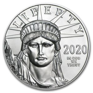 2020年イーグル銀貨表面