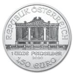 2020年ウィーン・フィル銀貨表面