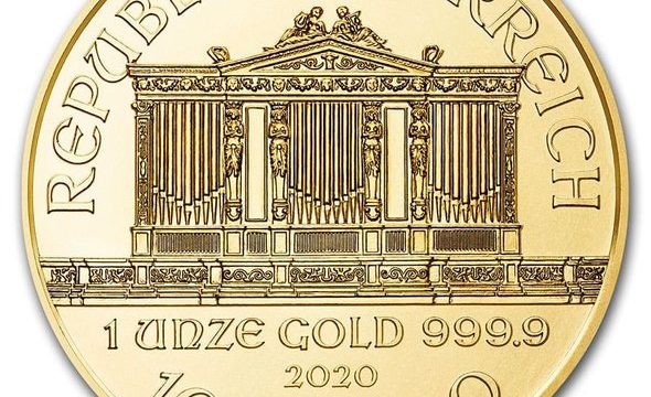 2020年ウィーン金貨表面